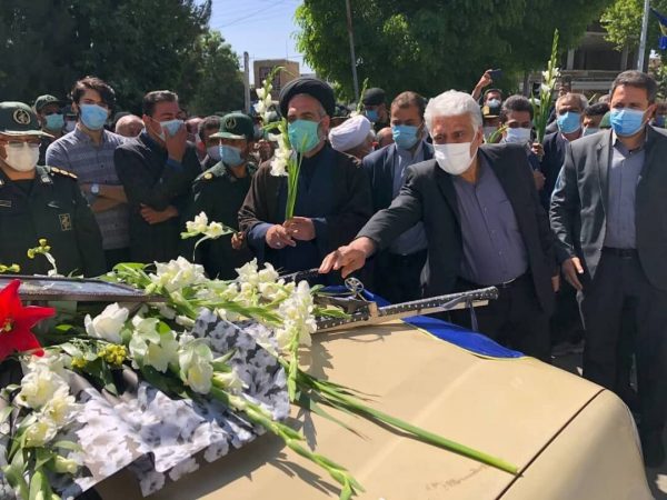 پیکر پاک بسیجیان شهید در سلماس تشییع شد