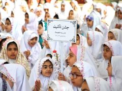 جشن تکلیف دانش‌آموزان دختر در سلماس