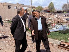 فرماندار سلماس: بازسازی مناطق آسیب دیده در جنگ با سرعت ادامه دارد