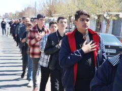 ویدئو/گزارش تصویری دستجات عزاداری سلماس/صبح تاسوعا